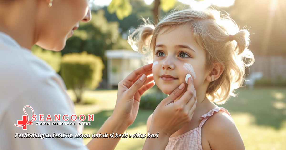 Sunscreen Anak Hybrid Perlindungan Kulit Aman Sunscreen anak hybrid lindungi kulit anak dari sinar UV